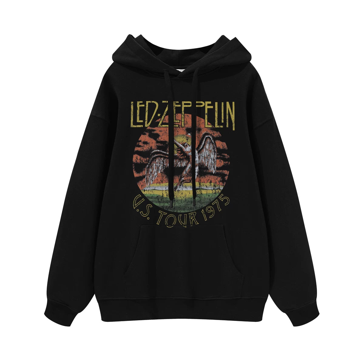 Led Zeppelin齐伯林飞艇摇滚乐队pink floyd涅槃男女连帽圆领卫衣 (1)