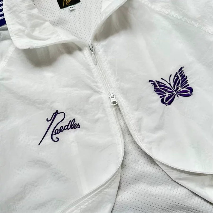 Needles joint 25SS butterfly embroidered jacket