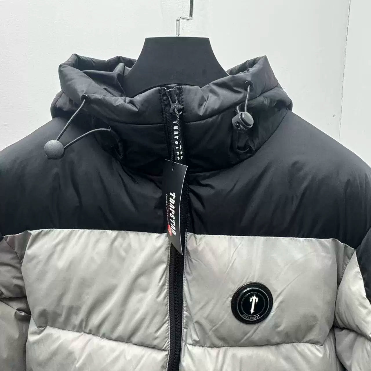 Trapstar heavy industry embroidery logo cotton-padded jacket