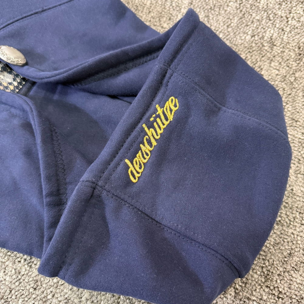 Derschutze Gallery badge embroidered cardigan jacket