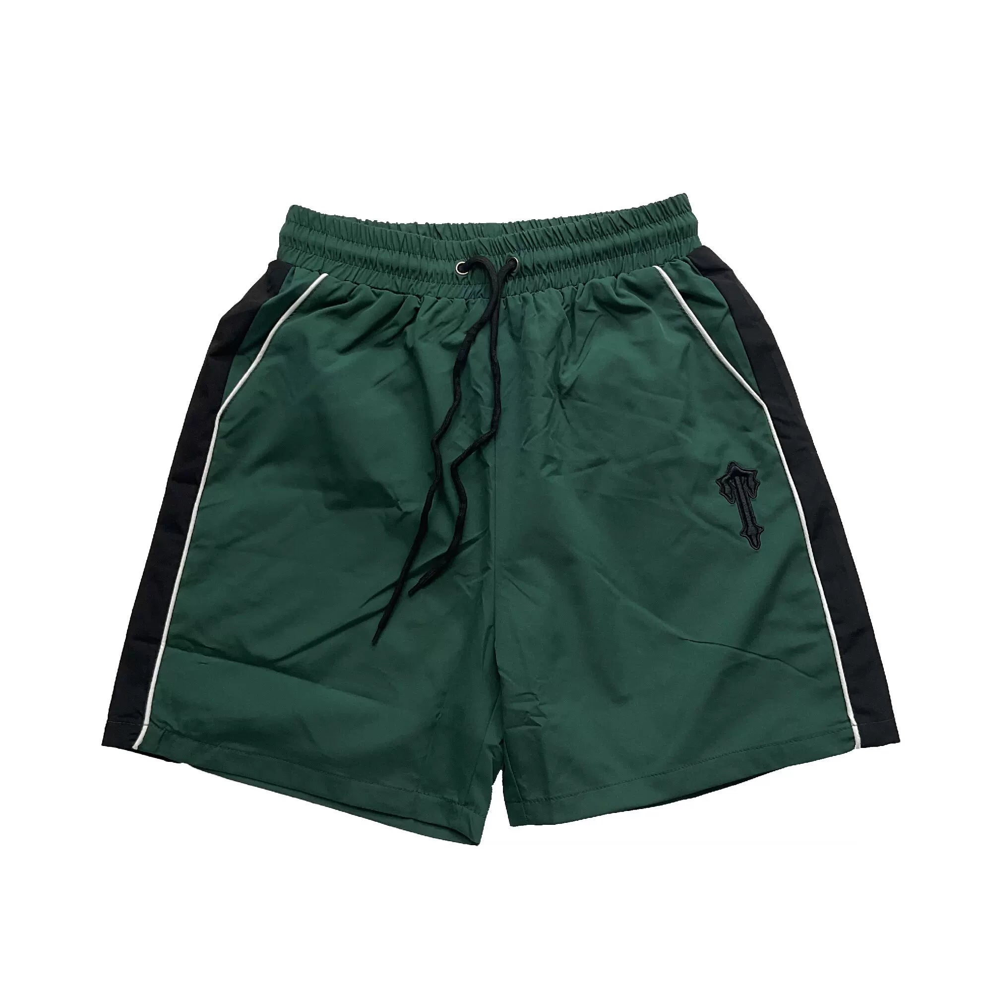 Trapstar Embroidered Casual Striped Shorts