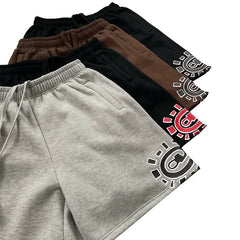 ADWYSD Printed Loose Drawstring Shorts