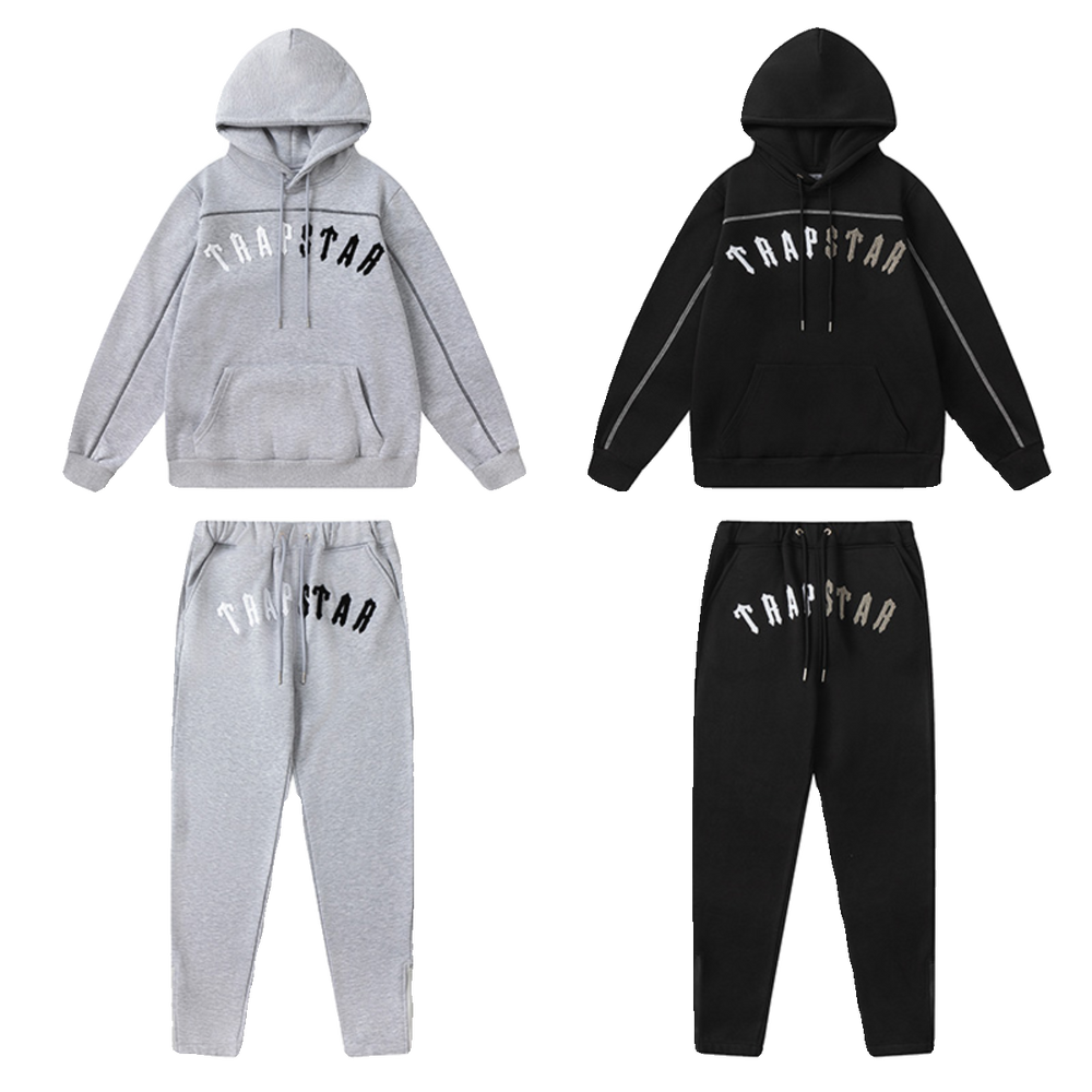 Trapstar Towel Embroidered Letters Sports Casual Set