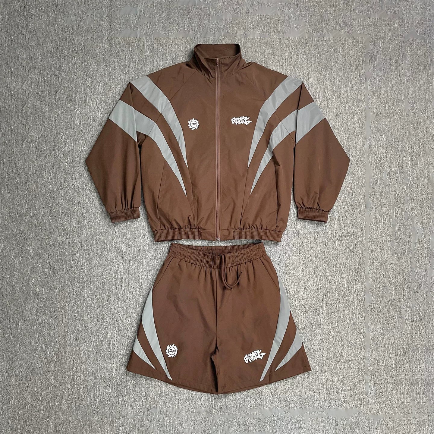 Broken planet American-style functional reflective sports suit