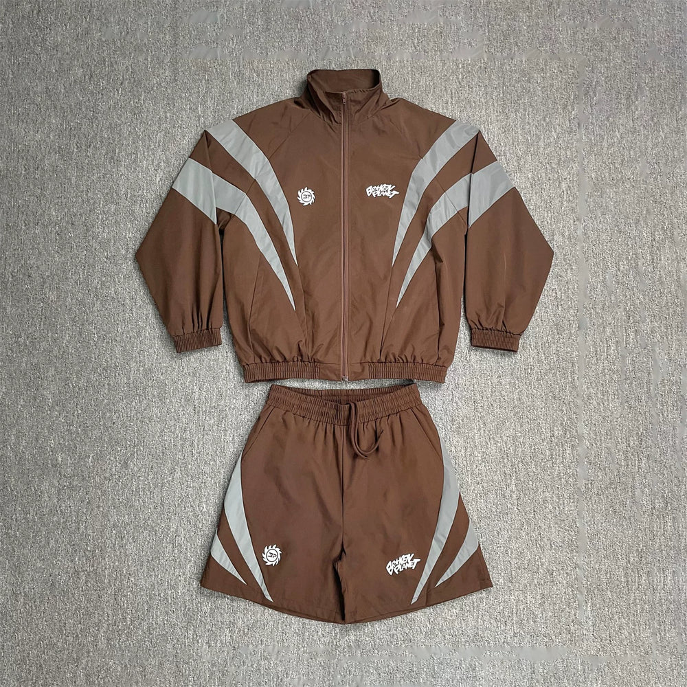 Broken planet American-style functional reflective sports suit