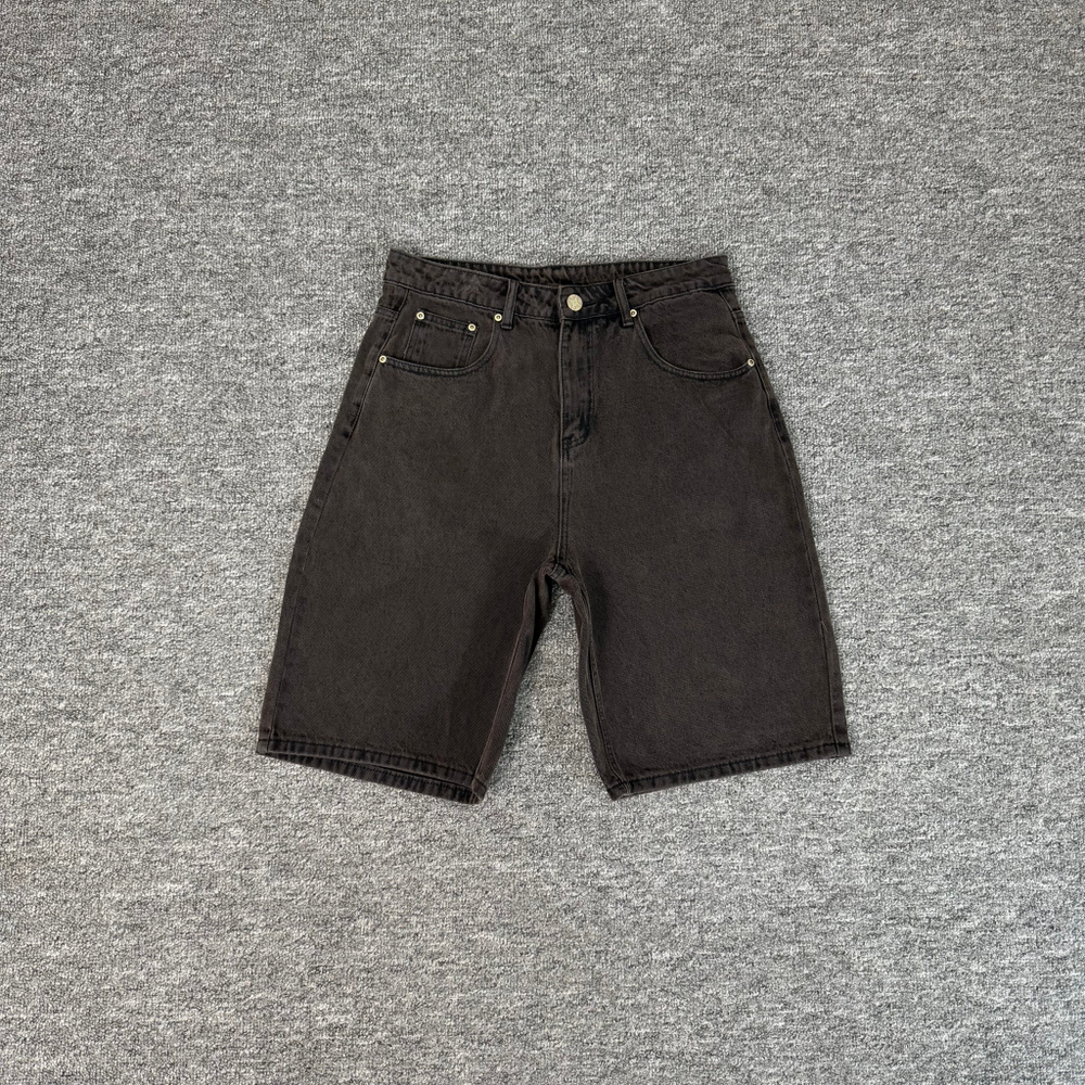 Derschutze Embroidered Denim Shorts