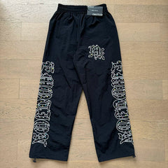 MIXED EMOTION Vintage Graphic Sweatpants (Black/Multicolor)