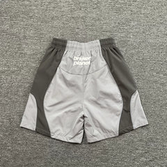 Broken Planet Color-Contrast Plaid Jogging Shorts