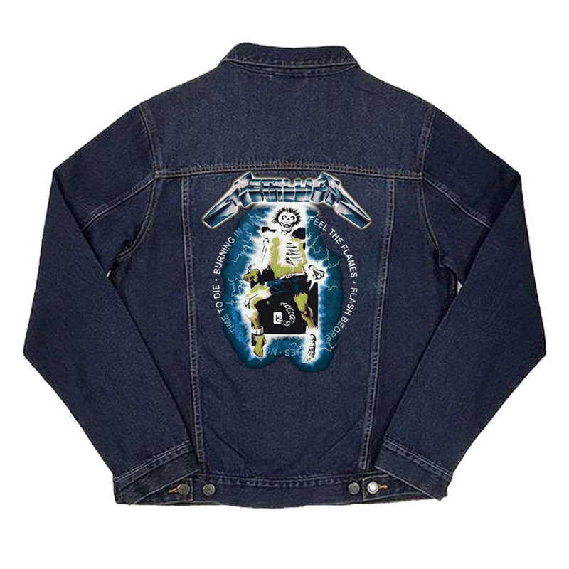 Gunslinger Nirvana Metallica Pink Floyd Beatles Rock Cowboy Jacket Set for Men (2)