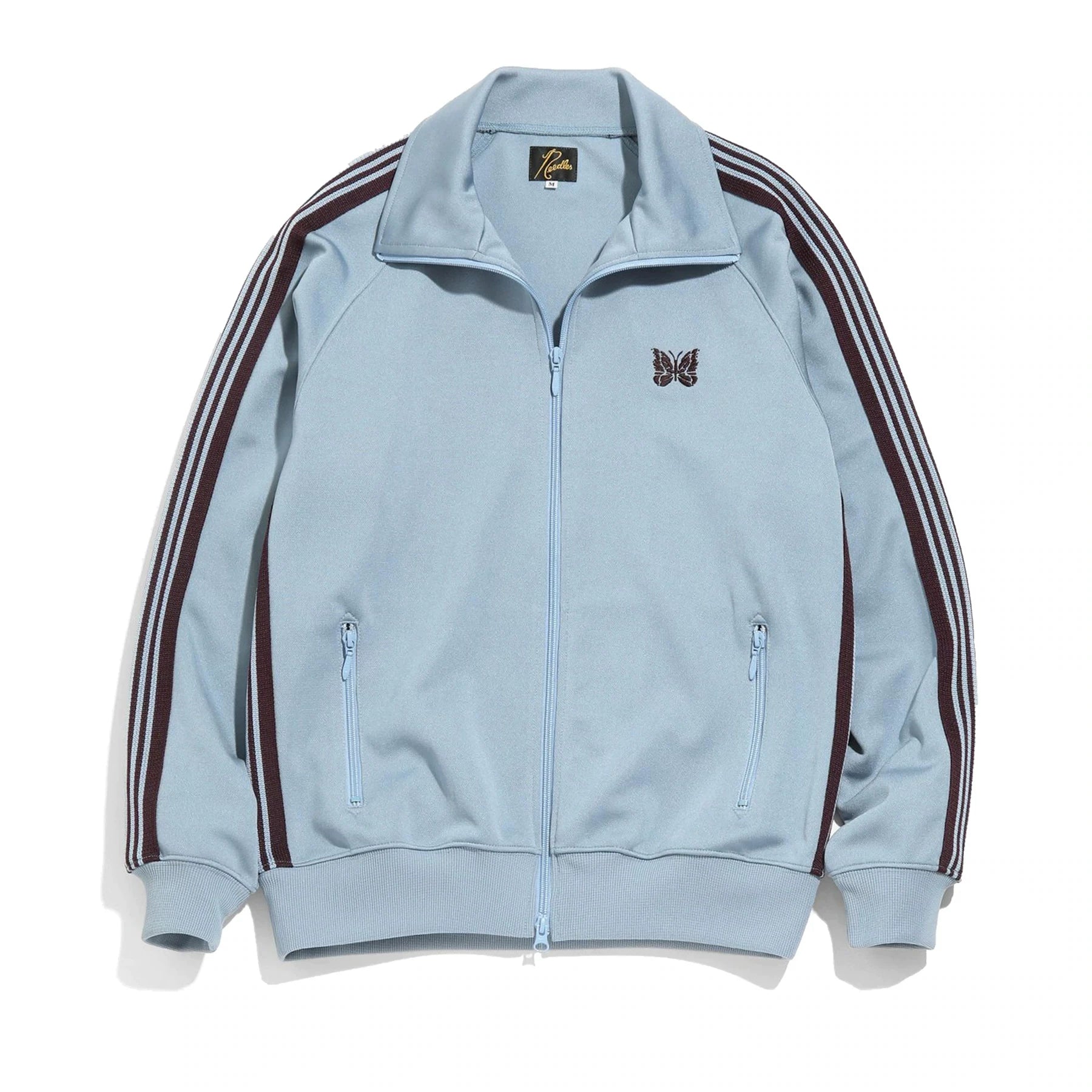 NEEDLES butterfly embroidered LOGO zip jacket