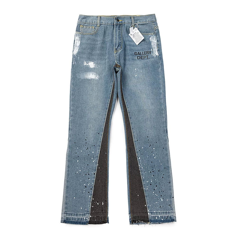 GALLERY DEPT Washed and distressed jeans