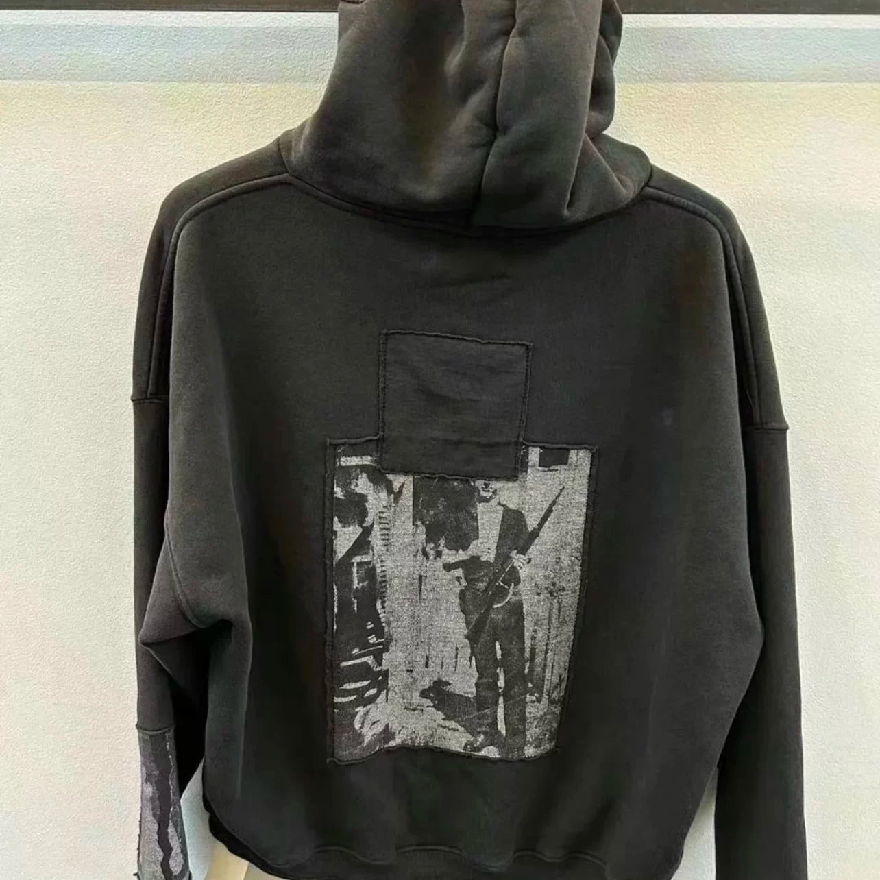 ERD melancholy rich second generation patch print coat