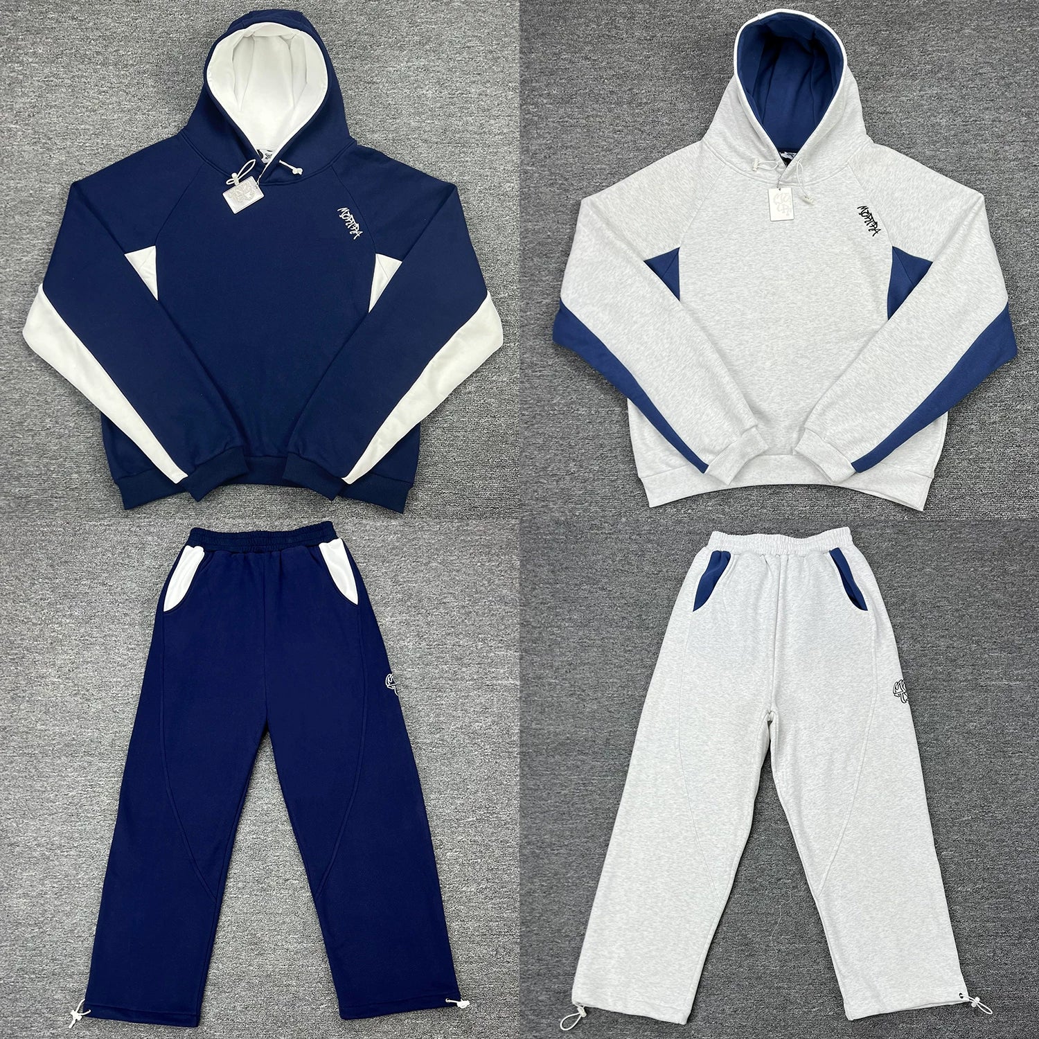 Mertra stitching embroidery plus velvet casual set