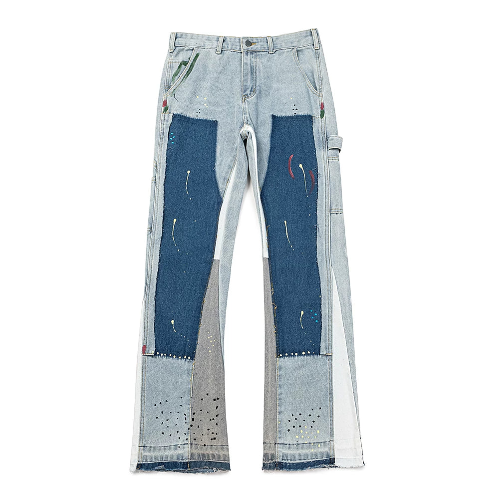 GALLERY DEPT Washed and distressed jeans