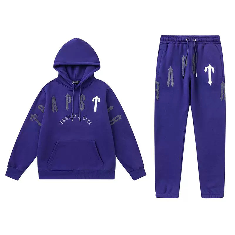 Trapstar Towel Embroidered Letter Hooded Casual Set