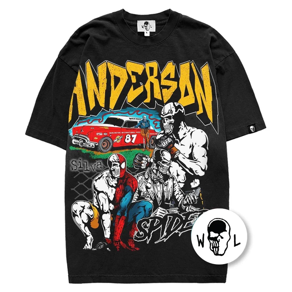 Warren Lotas Anderson Silva "Spider" T-Shirt - Black