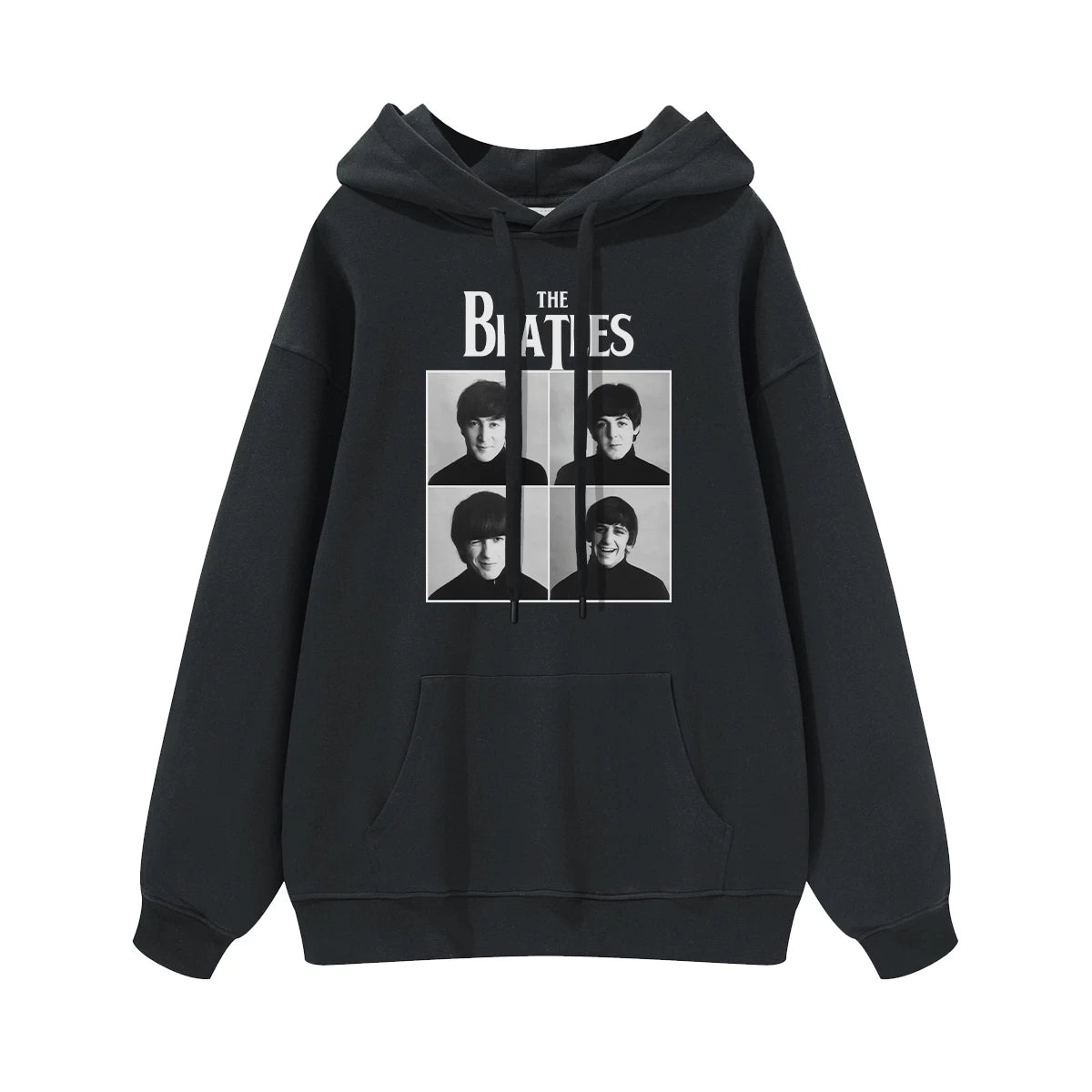 The Beatles hooded round-neck sweater