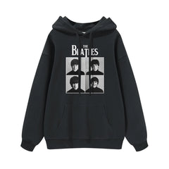 The Beatles hooded round-neck sweater