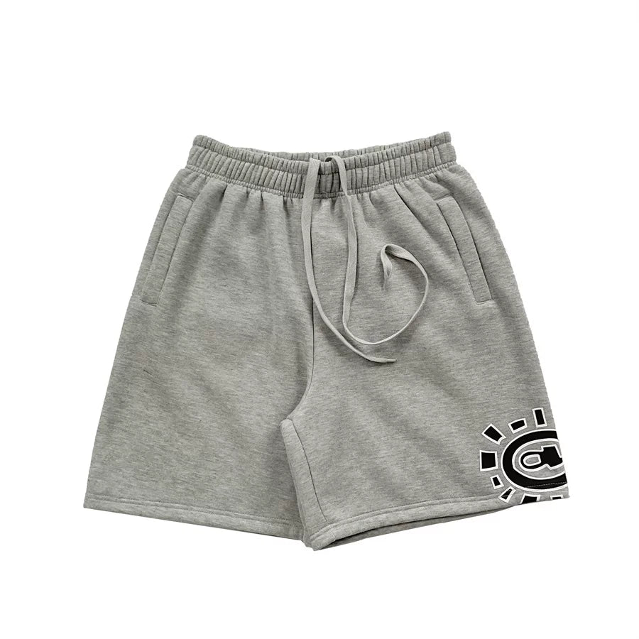 ADWYSD Printed Loose Drawstring Shorts