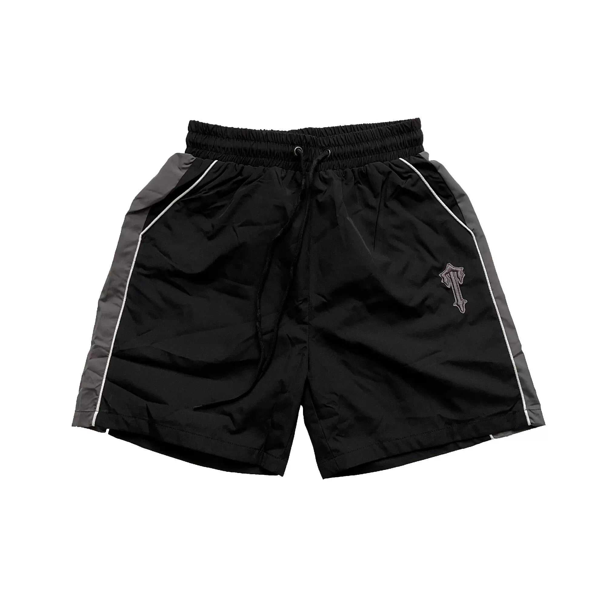 Trapstar Embroidered Casual Striped Shorts