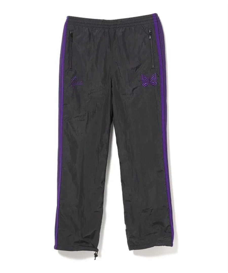NEEDLES Butterfly Embroidery LOGO Striped Long Pants