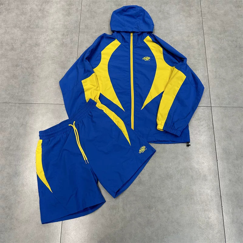 Synaworld embroidery woven leisure sports set