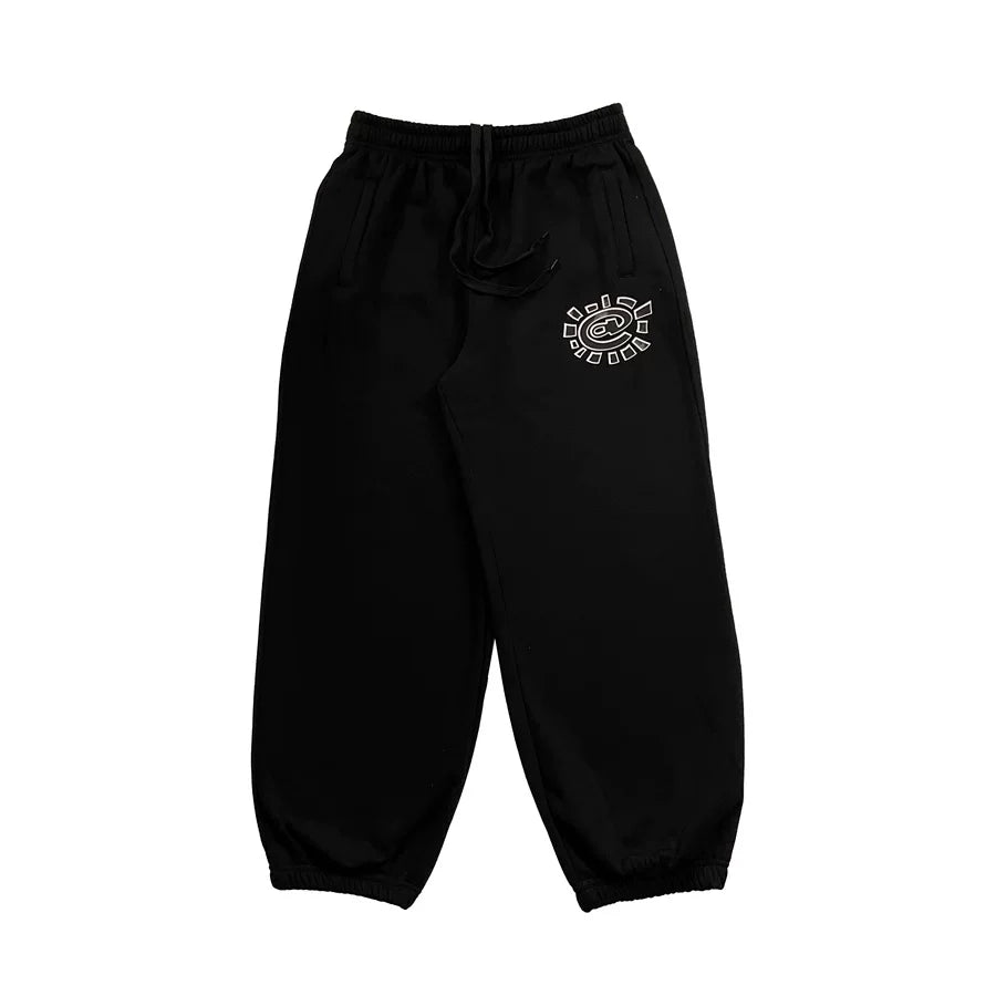 ADWYSD Sun Wrap Printed Fleece Loose Fit Casual Pants