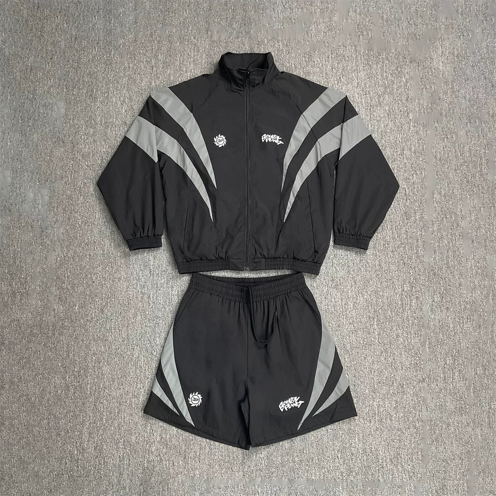Broken planet American-style functional reflective sports suit