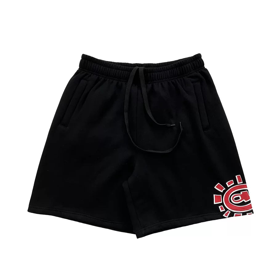 ADWYSD Printed Loose Drawstring Shorts