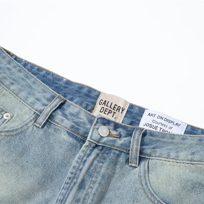 Gallery Dept Hole Denim Shorts