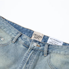 Gallery Dept Hole Denim Shorts
