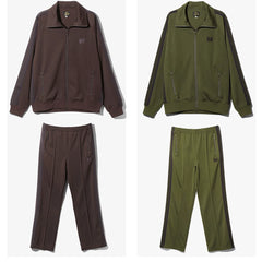 NEEDLES Butterfly Embroidered LOGO Sports Jacket Set Japanese Loose Straight Pants Zipper Jacket for Men and Women (2)