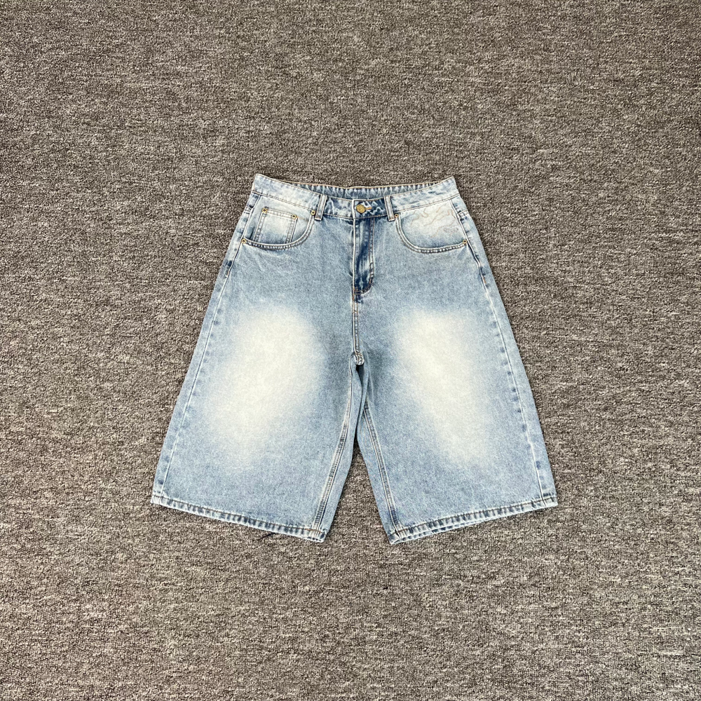 Derschutze Yasmin V3 Jorts Blue Updated Fit Embroidered Jeans