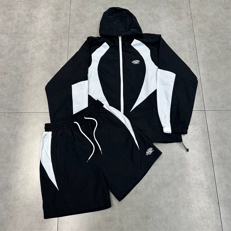 Synaworld embroidery woven leisure sports set
