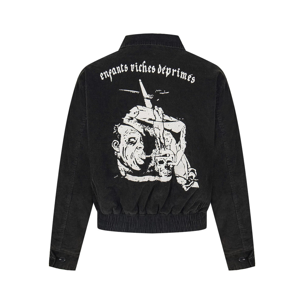 ERD heavy embroidery retro loose casual coat