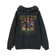 Led Zeppelin齐伯林飞艇摇滚乐队pink floyd涅槃男女连帽圆领卫衣 (1)