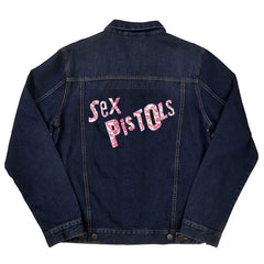 牛仔外套男春秋款欧美复古SEX PISTOLS性手枪朋克机车牛仔衫夹克 (5)