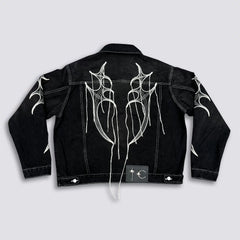 Thug Club Tassel Embroidered Denim Fashion Set