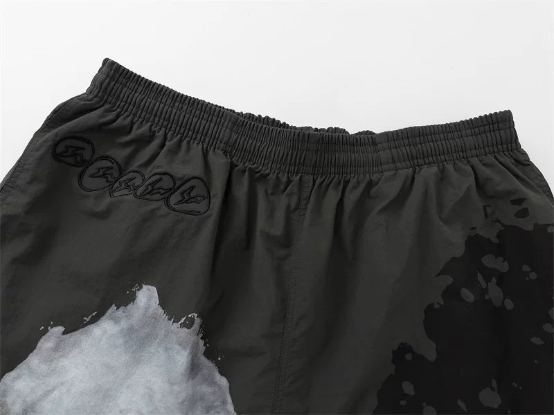 Travis Scott x "Cactus Jack" Bald Eagle Graphic Shorts