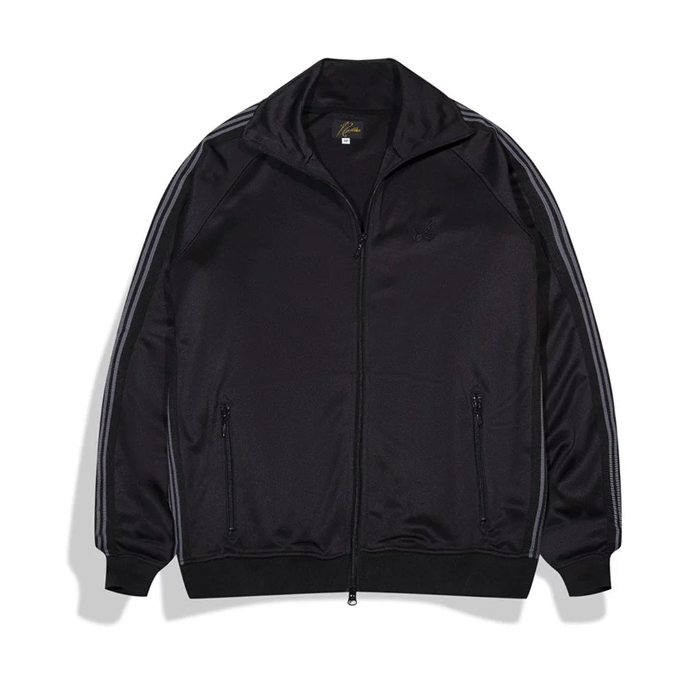 NEEDLES Butterfly Embroidered LOGO Sports Jacket Set Japanese Loose Straight Pants Zipper Jacket for Men and Women (1)