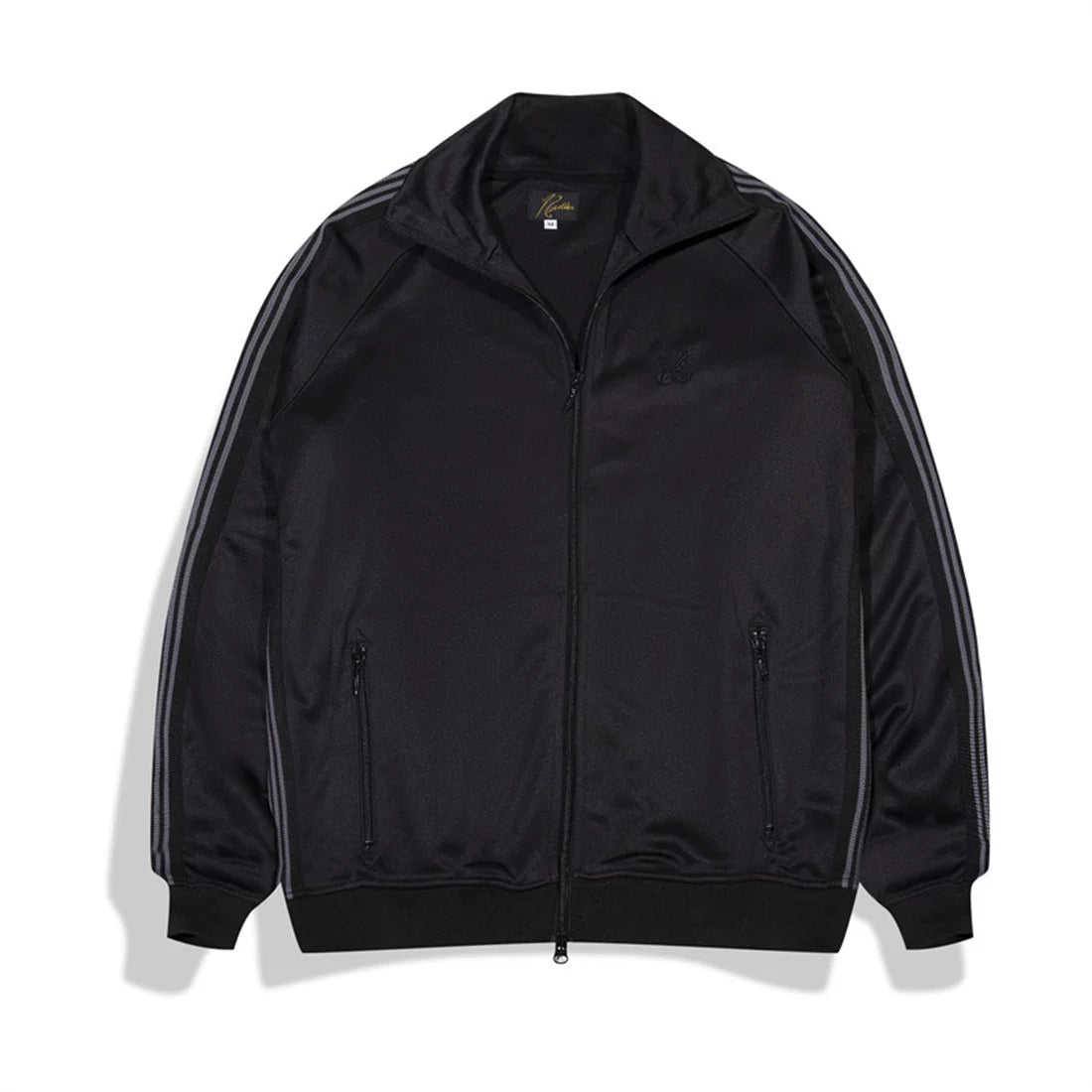 NEEDLES Butterfly Embroidered LOGO Sports Jacket Set Japanese Loose Straight Pants Zipper Jacket for Men and Women (3)