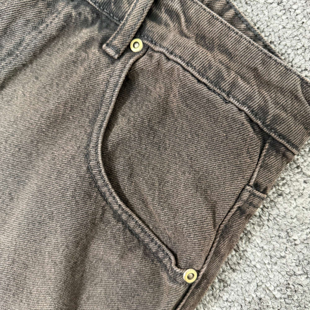 Derschutze Embroidered Denim Shorts