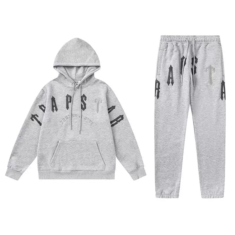Trapstar Towel Embroidered Letter Hooded Casual Set