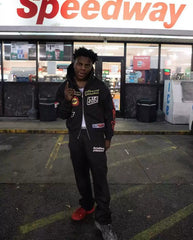 Broken Planet zip sweater suit