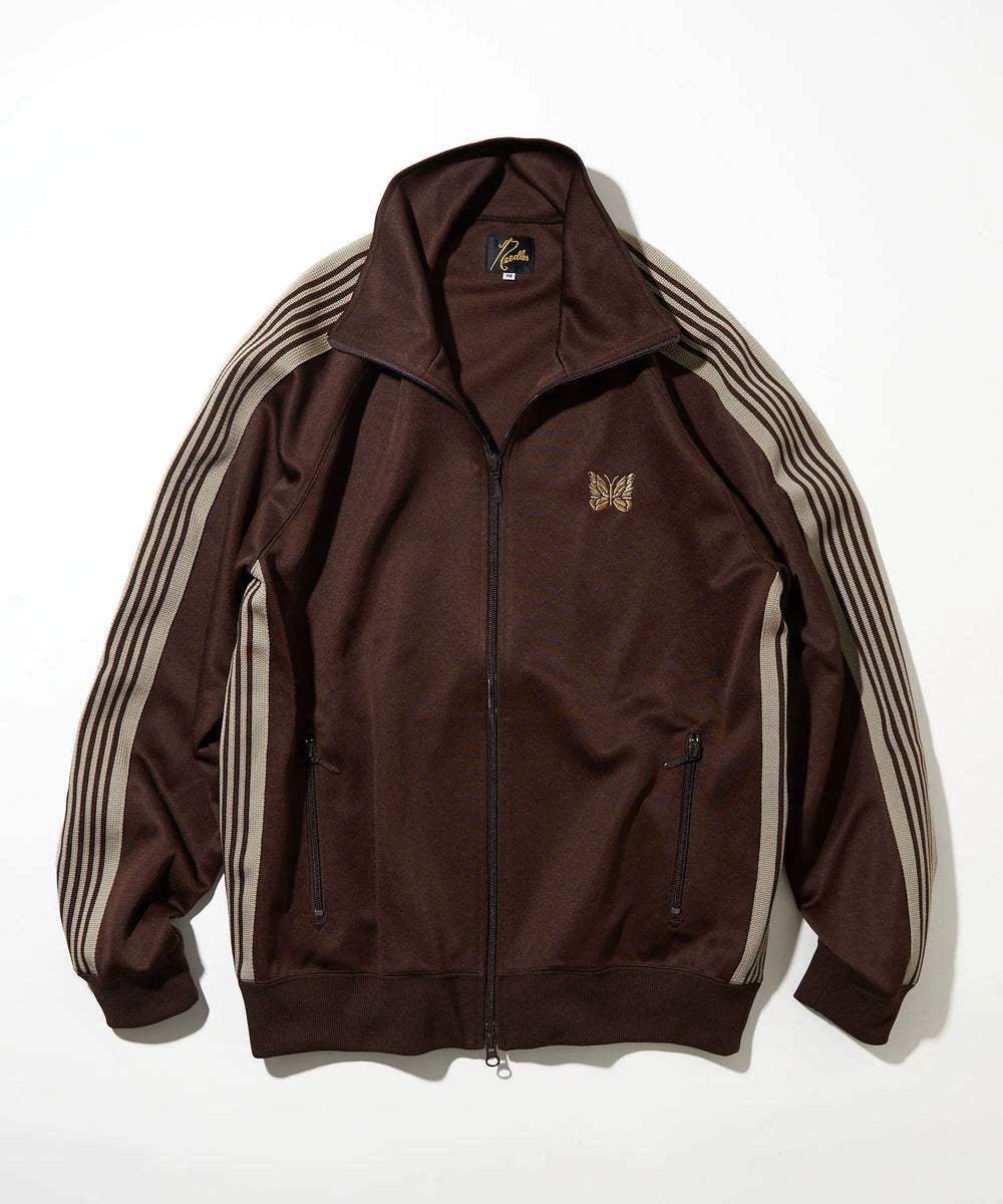 NEEDLES butterfly embroidered LOGO zip jacket