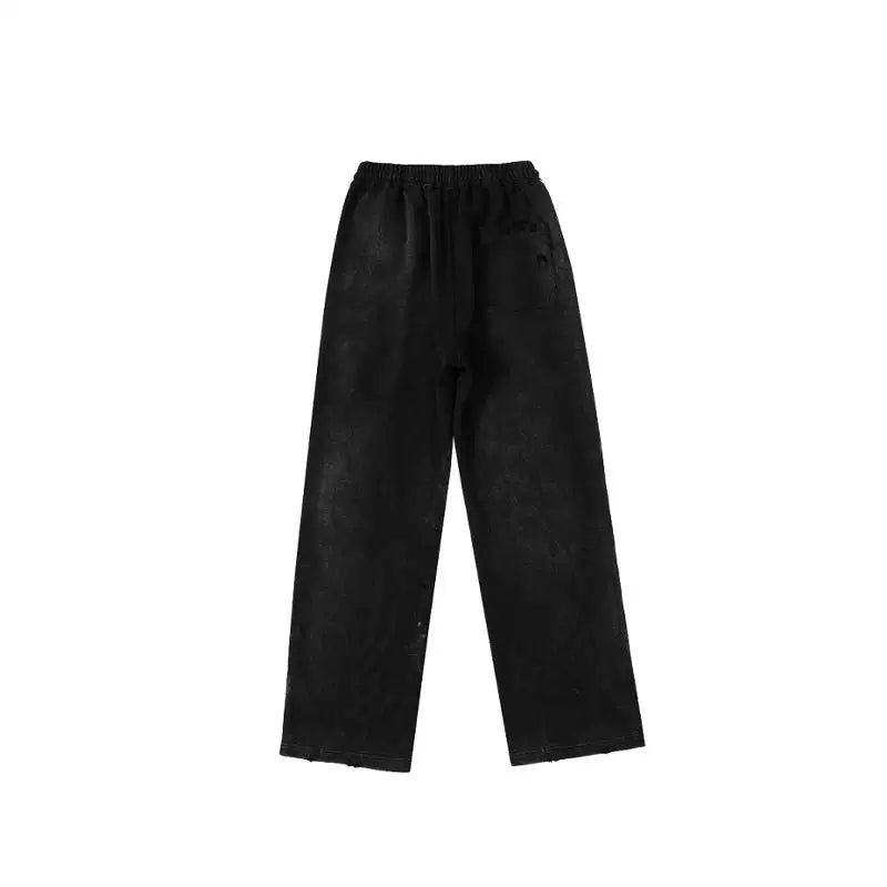 SSSAINT LOUIS - Murky dark straight-fit casual pants