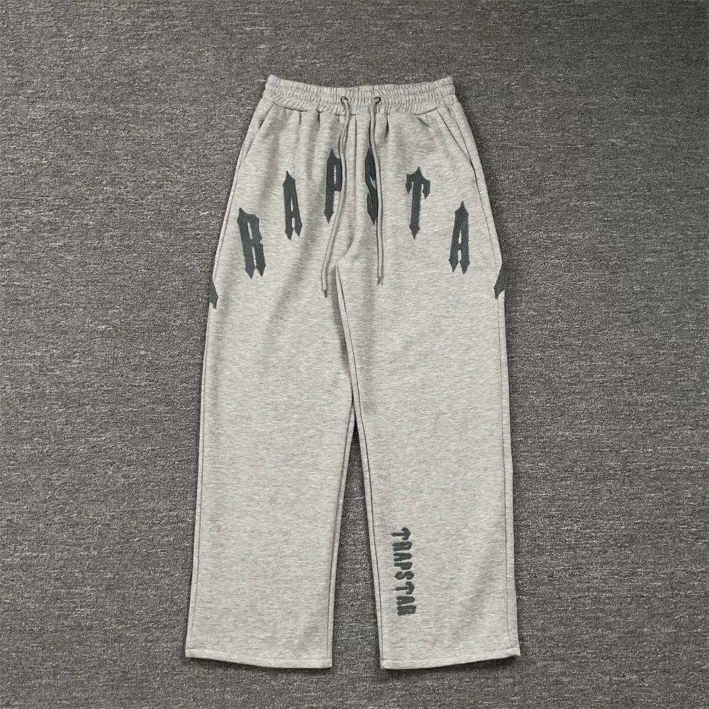 TRAPSTAR Towel Embroidered Straight-Tee Casual Pants
