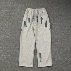 TRAPSTAR Towel Embroidered Straight-Tee Casual Pants