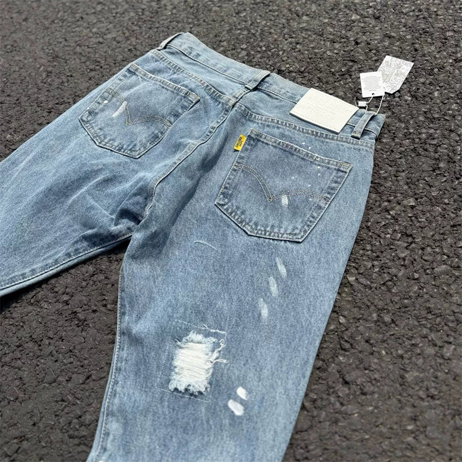 Gallery Dept Patched Together Micro Horns Denim Jeans