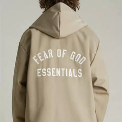 FOG polyline ESSENTIALS hooded cloth embroidered coat